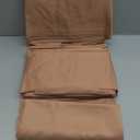 Bedsure King Size Sheets Set, Cooling Sheets for Hot Sleepers, Rayon Derived from Bamboo, PureWoven, Breathable & Soft, Deep Pocket Up to 16 Inches, Hotel Luxury Silky Bedding, Khaki