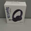 Wireless Headset with Mic for Work with AI Noise Cancelling Mic for Clear Calls, Bluetooth V5.3 Headphones with Microphone to USB A/C Dongle & Mic Mute for Computer Laptop PC iPhone (Black)