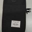 Cell Phone Purse Waist Pack Bag Travel Crossbody Bag Wristband Sport Armband Wallet with Removable Shoulder Strap (Black)