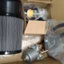 SecosAutoparts Carburetor Air Filter Adapter Kit Compatible with FRP GMB100 Predator Black