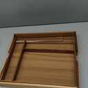Bellsal Acacia Silverware Organizer Kitchen Drawer Organizer Expandable Bamboo Utensil Holder Cutlery Tray for Kitchen Utensil and Flatware Bedroom Office