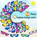 Kids Sunglasses Party Favors, 64 Pack Neon Sunglasses in Bulk with UV400 Protection, Boys Girls Eyewear Pack, Glasses Gift for Birthday Graduation Beach Pool Party Favors Supplies Goody Bag Fillers