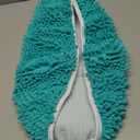 OLANLY Soft Chenille Bathroom Toilet Lid Cover, Machine Washable Seat Covers, 17.5x15, Stays in Place Rubber Backing, Fits Most Round, Elongated and Oblong Lids, Accessories Decor, Teal