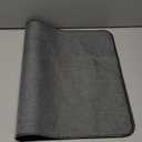 LEKEEPGO Ultra Thin Indoor Door Mat 17"x29", Low-Profile Door Mat Indoor Entrance, Non Slip Rubber Backing Inside Doormat Washable Welcome Front Entryway Dirt Trapper Entry Mat, Grey