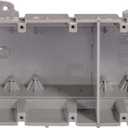Southwire MSBMMT5G 5 Gang Multi Mount Device Box with Depth Adjustable; Heavy Duty 42lb ; Gray