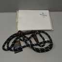 Fida Durable Slip Lead Dog Leash, 6 FT x 3/8" Heavy Duty Comfortable Strong Rope Slip Lead for Small Dogs and Puppies, No Pull Pet Training Lead with Highly Reflective(3/8", Black)