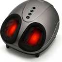 Breo Foot Massager with Heat, 360°Deep Kneading,Pain Relief