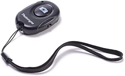 Photomyne Wireless Camera Shutter Clicker | Camera Shutter Remote Control for iPhone & Android Smartphones | Wireless Remote Control Selfie Button - Includes Wrist Strap (1 Pack)