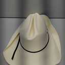 Denison - (7X) Bangora Straw Cowboy Hat, 7/1.4