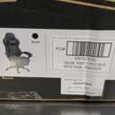 RESPAWN 110 Pro Ergonomic Gaming Chair with Footrest for Adults - Comfortable Office Gaming Recliner with Lumbar Support and Headrest, Racing Style Video Game Chairs for Computer Gamer - Black