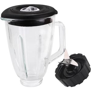 Anbige Replacement Parts 6-cups Glass Jar with Blade and Black Base Bottom Screw Cap,Compatible with Hamilton Beach Blenders Anbige Replacement Parts 6-cups Glass Jar with Blade and Black Base Bottom Screw Cap,Compatible with Hamilton Beach Blenders