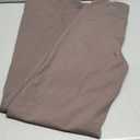OQQ Yoga Pants Women High Waist Stretch Casual Soft Straight Leg Bottoms, L,Taupe