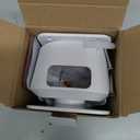 2Pack Wall Mount Holder for eero 6 Plus 6+ and eero 6 Router Mesh Wi-Fi System, Wall Mount Stand Bracket for eero 6 Plus and eero 6 tri-Band Mesh, Wall Bracket for eero 6+ Extender Router Wire Organizer (White-2PC)