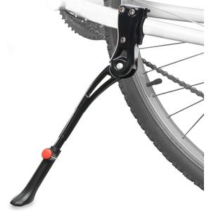 Adjustable Aluminum Alloy Bicycle Kickstand, Black, 24"-28" Bike