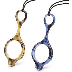 TERAISE Reading Glasses Pendant Necklace Readers Lightweight Portable Anti-loss Reading Glasses with Exquisite Case for Women