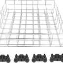 For Whirlpool ERP Lower Dishwasher Rack W10380384 W10311986,size 20.2" D x 20.47" W x 6''H, Dishwasher Rack Model WDF520PADM7Measure carefully before buying,OEM Upgrade 304 Stainless Steel Rack