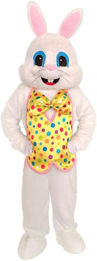 Plush Easter Bunny Costume Rabbit Costume Adult Yellow