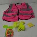 Neon Outfit Neon Costume Accessories Reflective Vest Sunglasses Necklace Bracelet for Glow Party Football Game