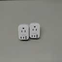 3 x US to India Plug Adapter, HANYCONY Type D Plug Adapter with 2 Outlets 3 USB Ports(2 USB C), India Power Travel Adapter for USA to India, Bangladesh, Maldives, Pakistan, 2 Pack