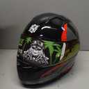 HAX Modular Flip-Up Dual Visor Motorcycle Helmet Adult DOT/ECE Approved (Black) XXL
