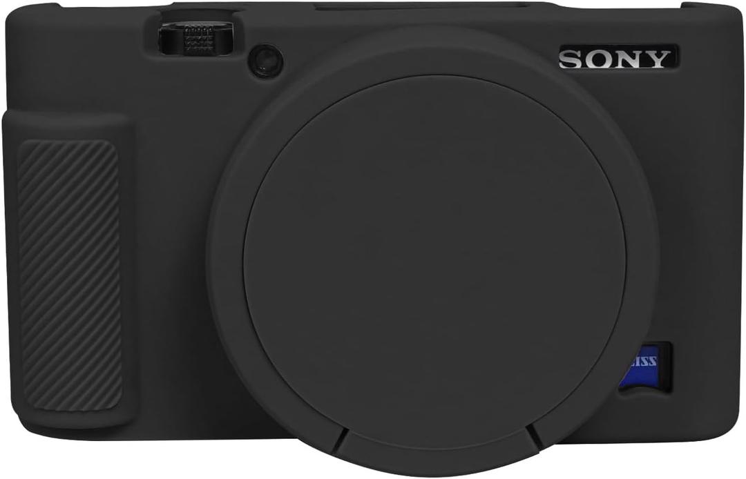 Easy Hood RX100 Case, Silicone Camera Case Lightweight Soft Carrying Cover with Removable Lens Cover for Sony DSC-RX100 III / RX100 V / RX100 IV / RX100 VII DSLR Camera (Black)