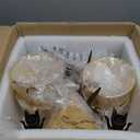 Wellmet Vintage Bronze Table Lamp, Farmhouse French Table Light, 5-Light Rustic Table Light, for Living Room, Bedroom, Hallway, Desk Reading Lamp for Bedroom, Home Office, Kids Room (E12 Base)