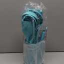 Silicone Cooking Utensils Set - 600F Heat Resistant, Nonstick Kitchen Utensil Set with Spatulas, Spoons, Whisk, Tongs, BPA Free, Dishwasher Safe (Teal)