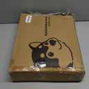 Elevated Dog Bed Raised Outdoor Dog Cot for Large Dogs, Installation Requires No Tools, Frame with Washable Cooling Breathable Mesh Anti-Slip Feet, Indoor Pet Bed, Black, 43.3 Inches