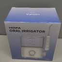 Water Dental Flosser, 600ML Large Water Tank Oral Irrigator for Teeth, 10 Modes Water Flosser with 5 Jet Tips Suitable for Multiple Users, IPX7 Waterproof Electric Flossing Machine for Family, White