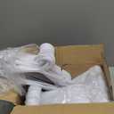 Plastic Kids Hangers, Pack of 100, Ultra Slim Closet Hangers, Non-Slip, Space-Saving, Sturdy, 14" W x 7" H (for Children Aged 7-12 Years), White, UAPY07100W