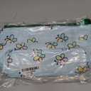 Vercord Premium Nylon Purse Organizer Tote Handbag Insert Organizers Bag in Bag Zipper 13 Pockets Blue Butterfly Medium