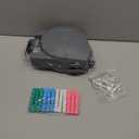 ZOES HOMEWARE Retractable Clothesline Heavy Duty Retracting Clothes Line Outdoor and Indoor with Durable ABS Shell and 2x49 Feet Extruded PVC Line,with Lock to Prevent Sagging