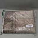 LIVEBOX 2x6 Washable Kitchen Runner Rugs, Non-Slip Bordered Modern Hallway Runners, Ultra-Thin Vintage Bathroom Entryway Rug, Carpet for Living Room Laundry Bedroom Decor (Brown, 2x6ft)