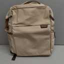 Slim Laptop Backpack for Women, Lightweight Business Backpack for Women Computer Bag Purse for Commuting, Fit 14Inch, Apricot