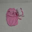 Bublo Baby Organic Preemie Swaddles 4-7 lbs - 3-Pack Premature Babies Swaddle Sleep Sack - Premature Infant Sleeping Sack - Easy Adjustable Baby Swaddle Blanket Wrap (Hearts-Flowers)