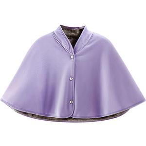 Warm Shoulder Shawl Cape Elderly Protective Soft Neck Heat Wrap Shoulder Warming Pad Thickened Wheelchair Care Shawl Blanket