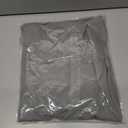 Fisoew Womens Oversized Sweatshirts Casual Deep V Neck Lantern Long Sleeve Fall Pullover Tops (Gray)