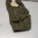 Warm Double Layers Dog Vest - 4 Legs Covered Windproof Waterproof Reflective Coat for Outdoor Skating - Costume for Corgis Dachshund - Olive D-M