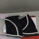 Nordic Lifting Knee Sleeves (1 Pair) Support & Compression for Weightlifting, Powerlifting & Cross Training - 7mm Neoprene Sleeve for The Best Squats - Both Women & Men (Large, Black)