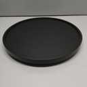 Lazy Susan Organizer, 13.2 Inch Non-Skid Bamboo Lazy Susan for Kitchen Table cabinets Closets and Kitchen Islands, Wood Turntable for Kitchen Countertop Organizer Black