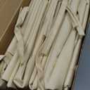 2 Pcs Waterproof Chaise Lounge Cushion Cover Outdoor (Not Includes Cushion) 72 x 21 x 3 Inch Chair Replacement Cover Chaise Slipcover with Zipper Ties for Patio Pool (Beige)