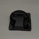 Bluetooth Headset, 60hrs Noise Canceling V5.2 Over Head Headphones, Single Ear Trucker Wireless Headset with Mic, Mute Button, Multipoint, for Phones PC Computer Truck Driver Office Work - Black (Carbon)