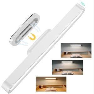 AKSDA Rechargeable Magnetic Under Cabinet Lighting, 3 Colors Adjustable Mirror Lights with 50 LED, 2600mAh Battery Makeup, Touch Lights Bar for Closet Bathroom Kitchen Sink Picture