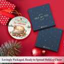 4 x Coffee Cup Christmas Ornament 2025 - Funny Latte Ornaments for Christmas Tree, Coffee Ornaments for Women Men, for Friends Coworkers Neighbors