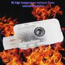 No Fade Car Door Lights Logo, Led Puddle Lights Car Accessories Compatible with Forester Outback Ascent Legacy XV-2PCS