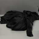 Aimosen 10 x 7 FT Black Backdrop Background for Photography, High Density Polyester Fabric Pure Black Photo Backdrop Curtain Screen Collapsible Seamless for Photoshoot Portraits Party Video Studio