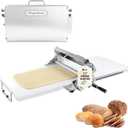 Folding Dough Sheeter (12")Folding Dough Rolling MachineManual Dough SheeterDough Sheeter Machine For HomeStainless Steel Dough Machine With 55 Adjustable Thicknesses,(1 Scrolling Panel)