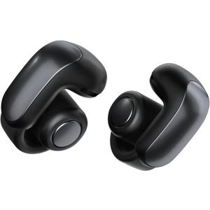 Bose Ultra Open Earbuds - Bluetooth Open Ear Earbuds with OpenAudio for Awareness, Clip-On Design for Comfort, Water Resistant, Up to 48 Hrs of Playtime, Black