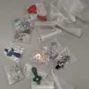 Bucherry Cross My Heart Fidget Stone, 10 Sets Easter Basket Stuffers Encouragement Gift Small Mini Handheld Pocket Wall Crosses with Bag for Easter Christians Prayer Church, 20 Pcs(Classic Colors)