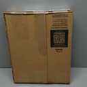 Mayfair Linden Slow Close Toilet Seat, Non Slip Heavy Duty Wood, Easy Install, Round, White